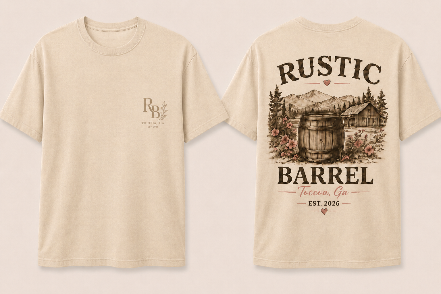 Wildflower Barrel Tee